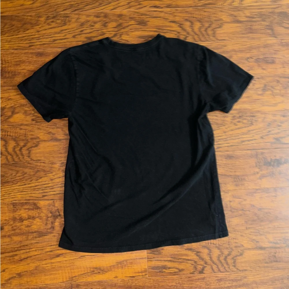 The North Face Black Tee with White Logo Men’s North Face Short Sleeve T-Shirt